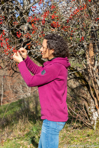 Mathilde Simon cueillette de plantes sauvages